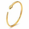 Snake Bracelet, 18K Gold Plated