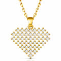 Heart Necklace, 18K Gold Plated
